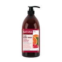 Naturia Pure Body Wash Cranberry & Orange 750ml.