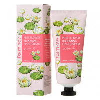 Farm Stay Pink Flower Blooming Hand Cream #Water Lily 100ml.