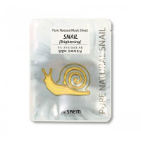 The Saem Pure Natural Mask Sheet (Snail Brightening)