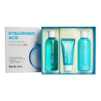 Farm Stay Hyaluronic Acid Super Aqua Skin Care 3Set