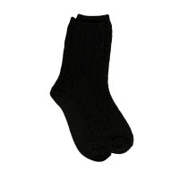 Vivid Color Fashion Socks #Knitted (Black)