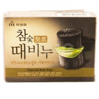 Mukunghwa Hardwood Charcoal Scrub Soap 100g.